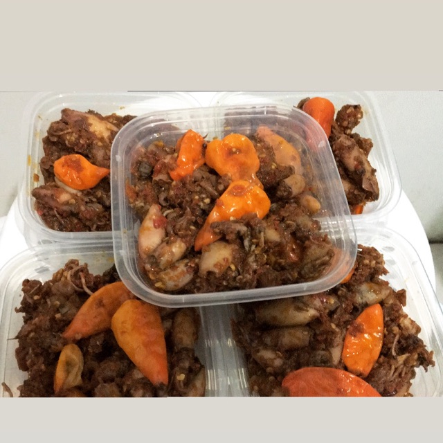 

Sambal cumi asin pidis