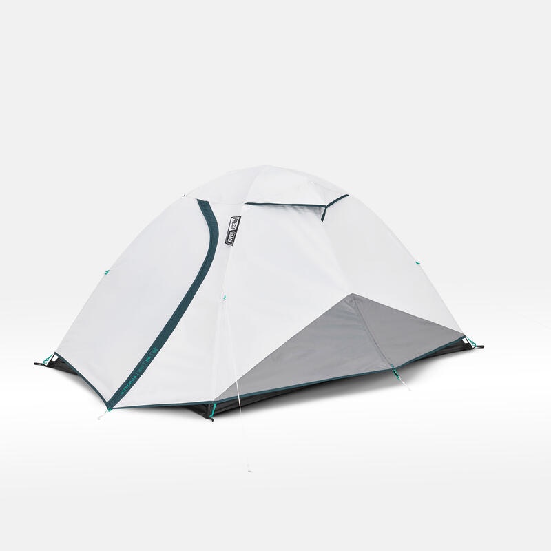 QUECHUA MH100 Fresh &amp; Black Tent Tenda Camping Untuk 2 Orang