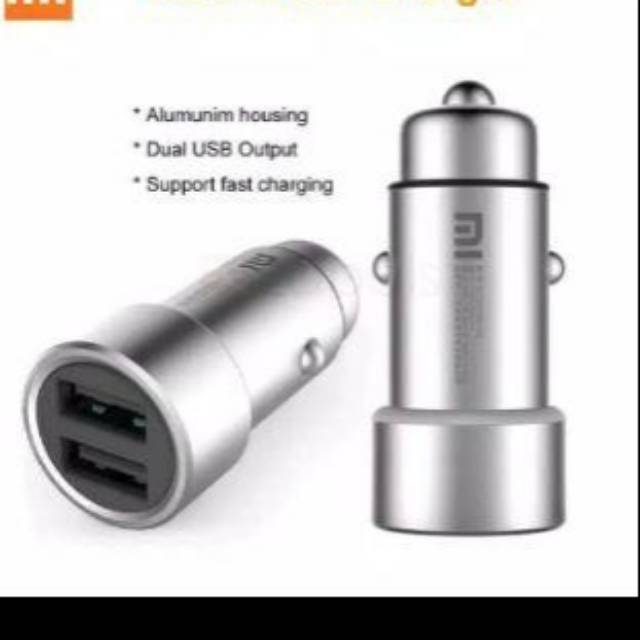 CHARGER MOBIL XIAOMI FAST CHARGING DUAL PORT ORIGINAL