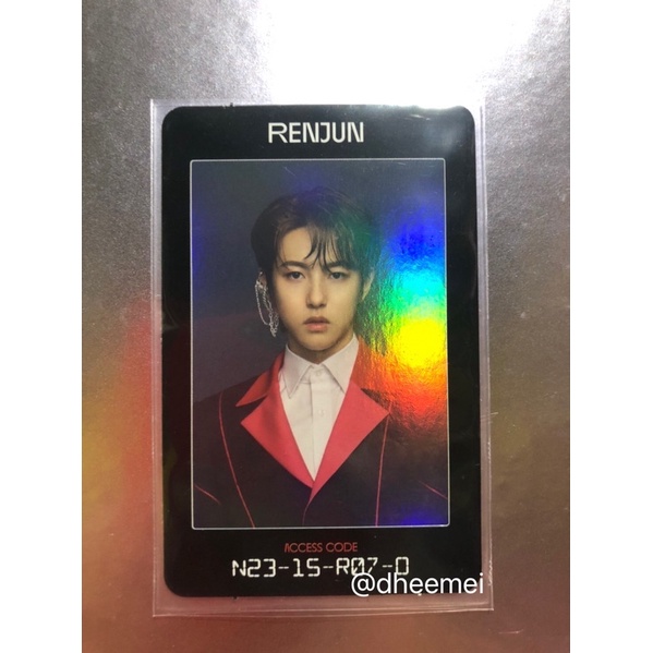 ac acces card renjun arrival nct