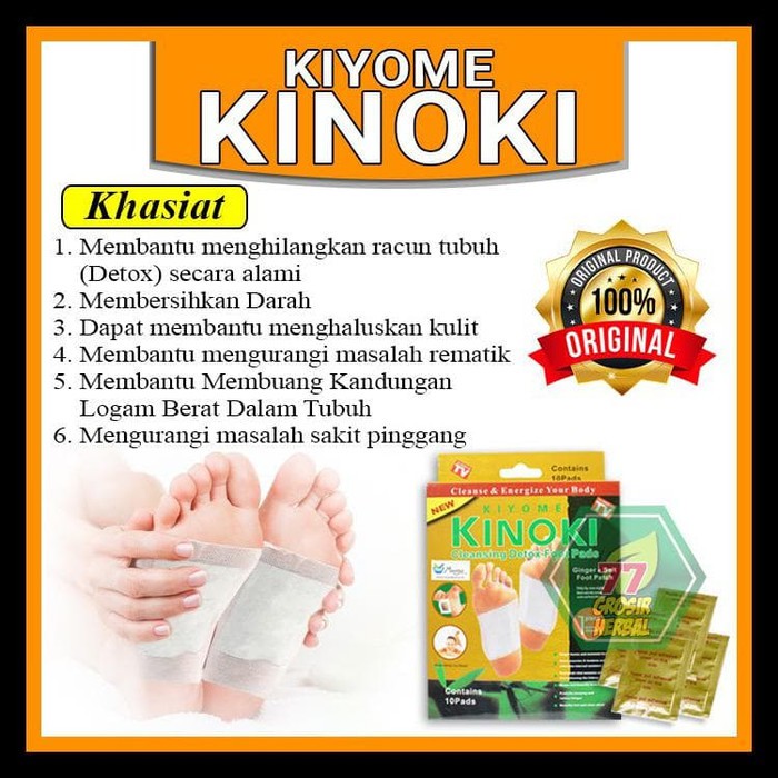 Kinoki Gold Ginger Salt Cleansing - Koyo Detox Kaki - Koyo Racun Serbaguna