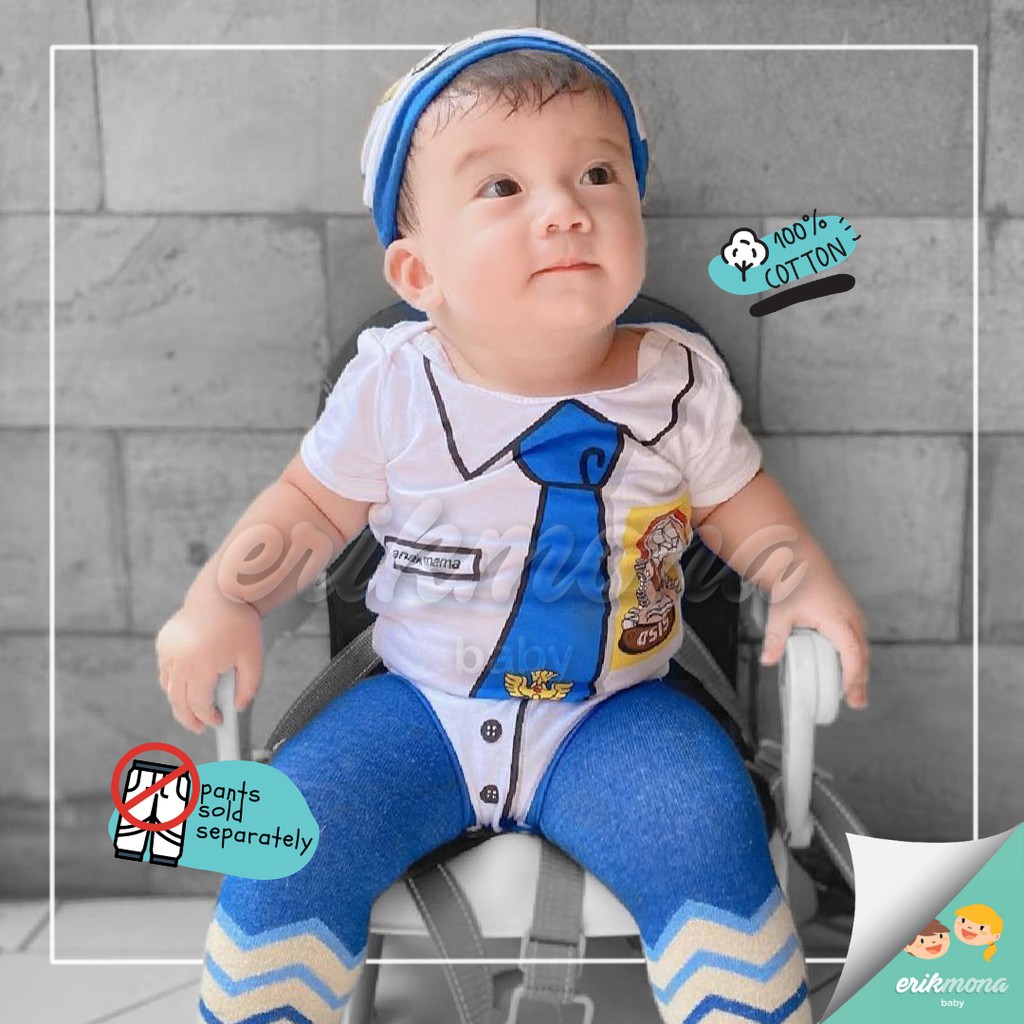baju bayi jumper bayi karakter sekolah SMP-4