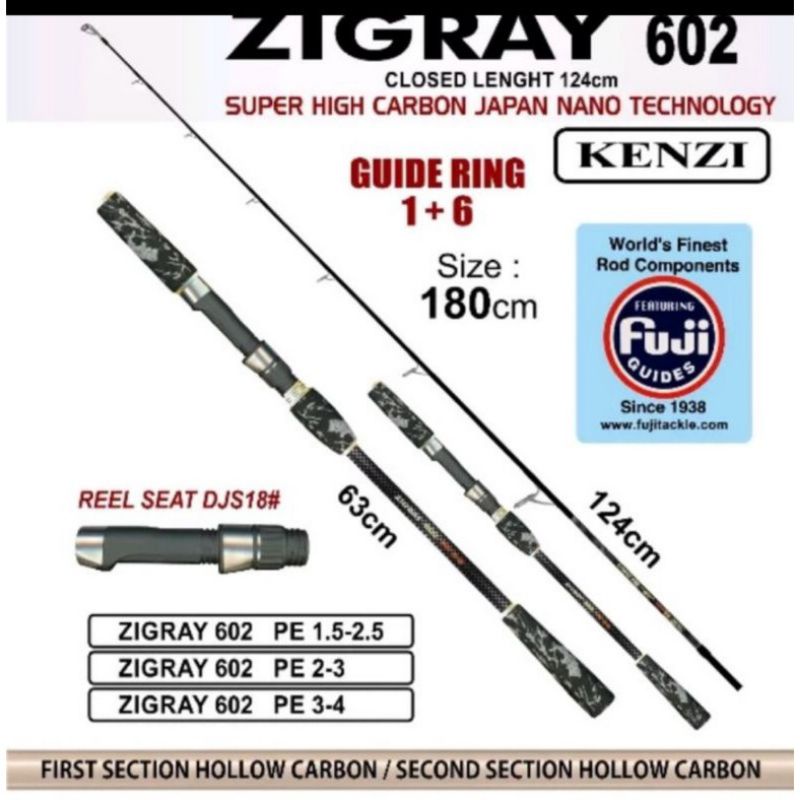 Joran Kenzi Zigray 602 ring full FUJI pe 2-3, pe 3-4