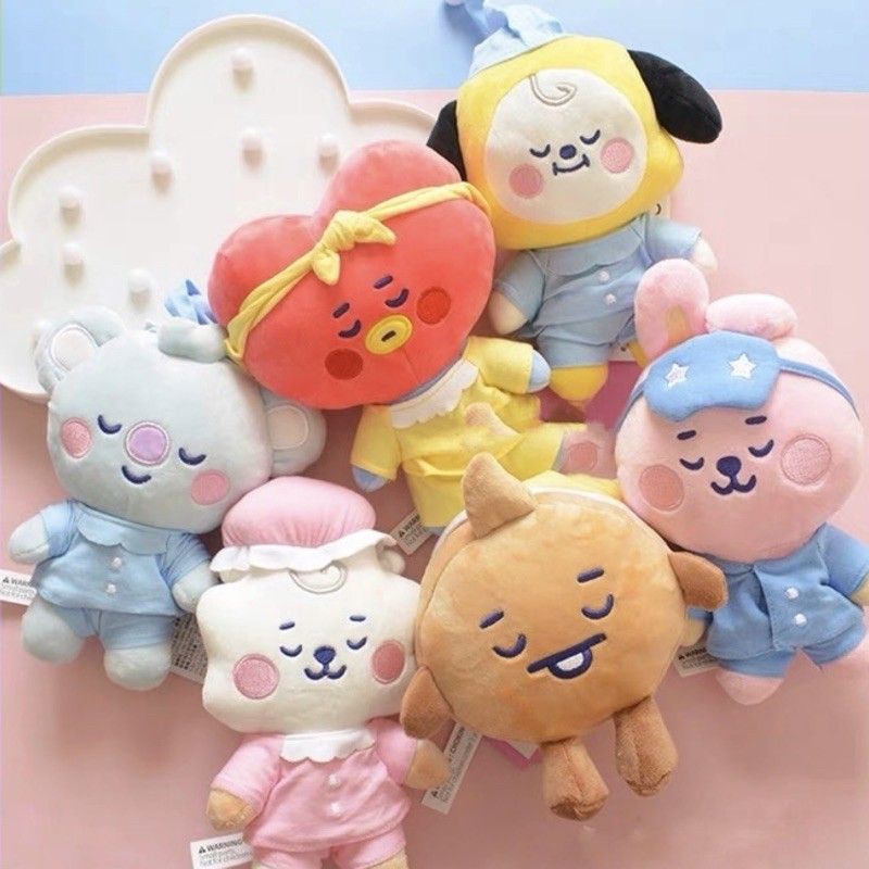 BONEKA BT21 EDISI PIYAMA,BONEKA BT21 TERBARU TERMURAH BONEKA BT21 BTS