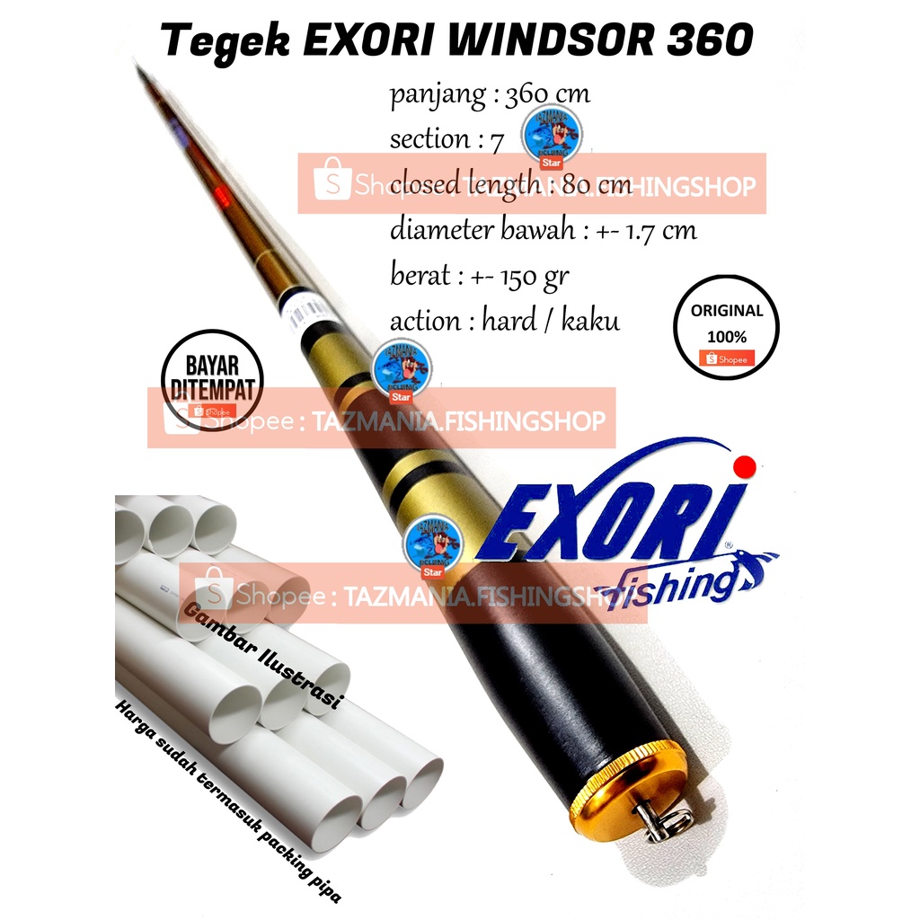 JORAN TEGEK EXORI WINDSOR 360 450 540 KAKU
