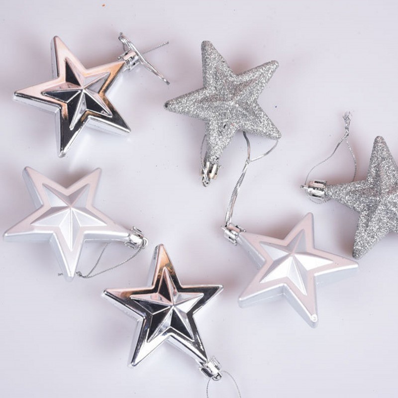 7Cm Three-Dimensional Plastic Five-Pointed Star Set Box