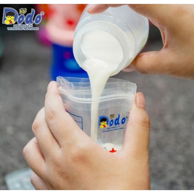 Breast Milk Storage Dodo 250ml, 120ml, 100ml isi 30 Pcs Kantong Asi  BPA Free Harga Per Kotak