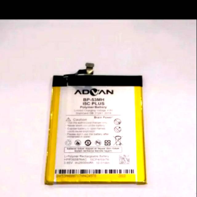 Baterai Advan I5C Plus Original