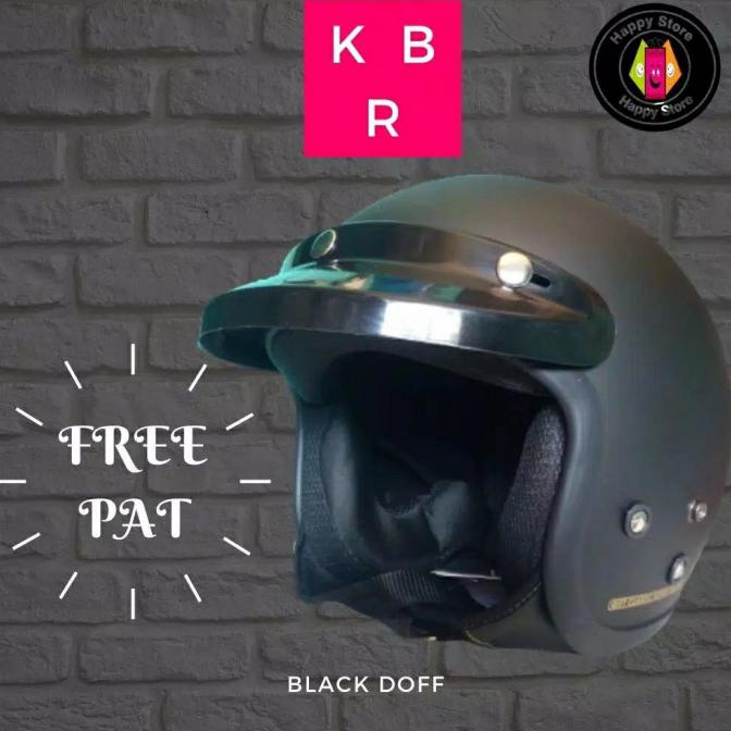 Helm Bogo Sni Original Wanita Pria Jpn Kbr Rimc Cargloss Keren Trendy - Hitam Doff, M Store_Avatar