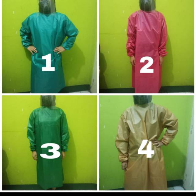 baju surgical gown/baju ok/jubah/bahan parasut bisa dicuci