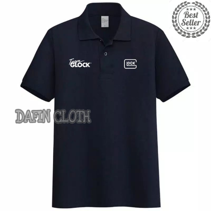 Polo shirt Kaos Kerah Pria Team Glock Terlaris