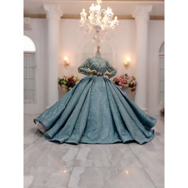 GAUN PENGANTIN  BARBY GOTIK /BAJU PENGANTIN MODERN/GAUN SLIM DRES/GAUN TERBARU/WEDING DRES//KEBAYA AKAD