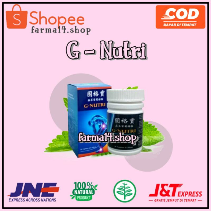 G Nutri - GNutri - G-Nutri Obat Sendi dan Tulang Atasi Persendian Otot 100% Original