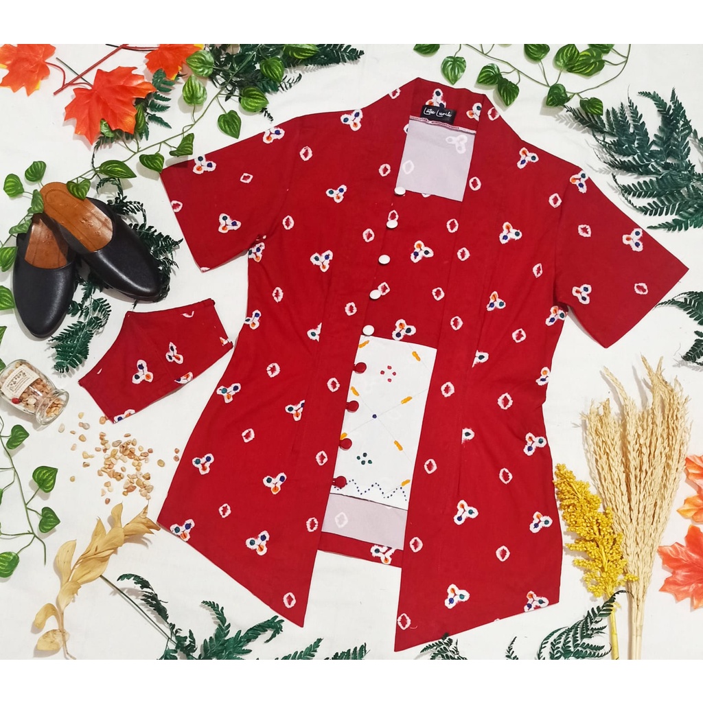 Kebaya Jumputan - Kutubaru Jumputan
