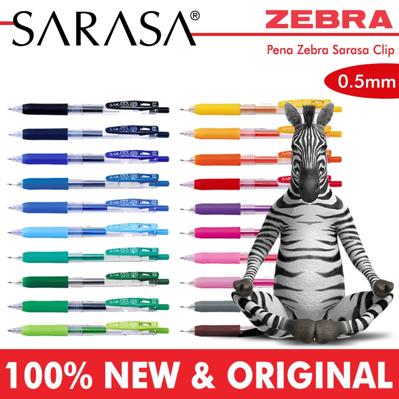 

Pena Gel Zebra Sarasa clip 0.5 mm
