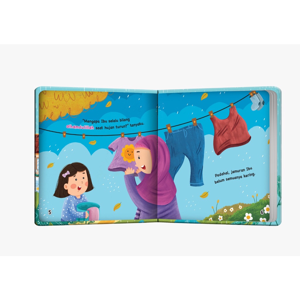 [Mizan] Halo Balita Seri Penuntun Ayo, Bersyukur (Boardbook)-2
