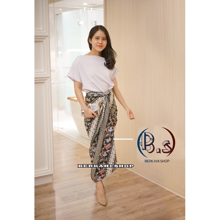 PROMO//ROK SERUT BATIK/ROK BATIK BAWAHAN KEBAYA/MOTIF BUNGA DASAR MEWAH