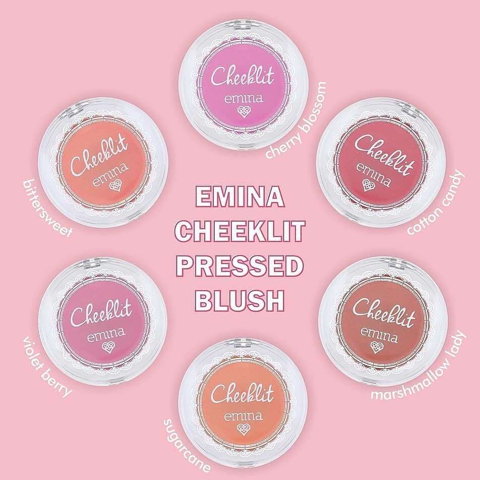 Emina Cheeklit Pressed Blush 3.5 gr / Emina Cheeklit Pressed Blush On / Emina Blush On