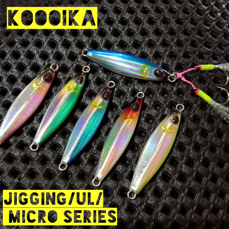 LURE JIG CASt METAL  JIG MICRO JIG  KOOIKA no  koika  SLOW JIG SISIK IKAN ULTRA LIGHT 7 20 35 40 60 