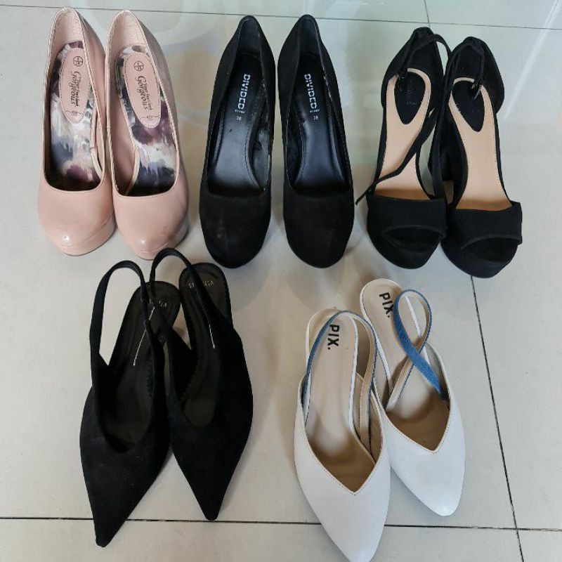 Sepatu Preloved PL wanita Branded H&M Bershka