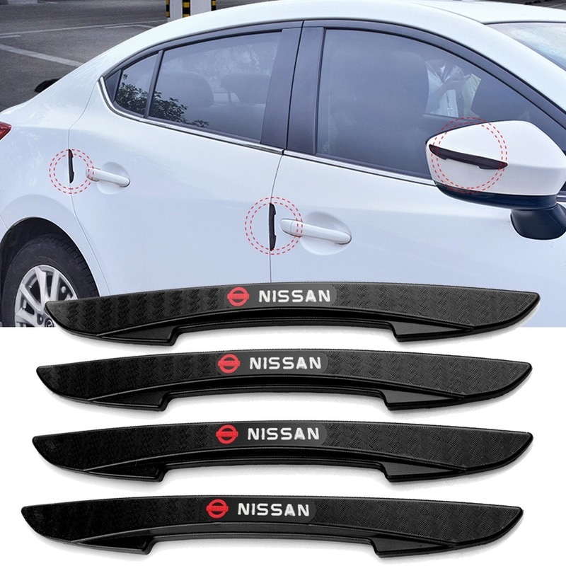 4pcs Stiker Pelindung Kaca Spion Mobil Anti Tabrakan Untuk Nissan March X-Trail Juke Almera Sentra livina