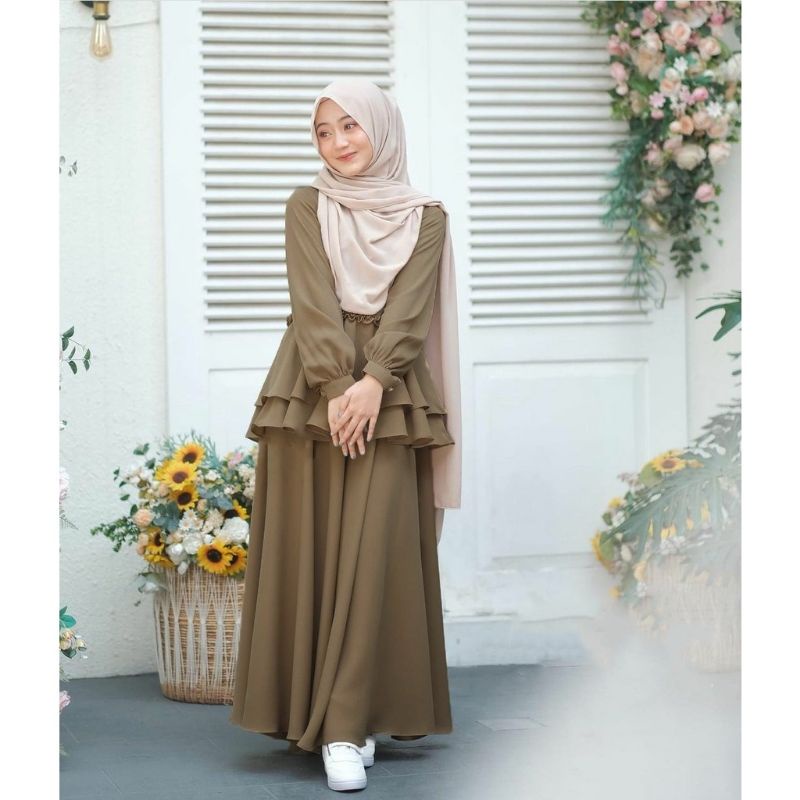 Riza dres | Gamis muslim remaja | dres terbaru | Best seller|