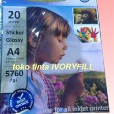 

SALE!! (nxq-655) Kertas Foto Photo Paper Sticker Glossy Sky Stiker