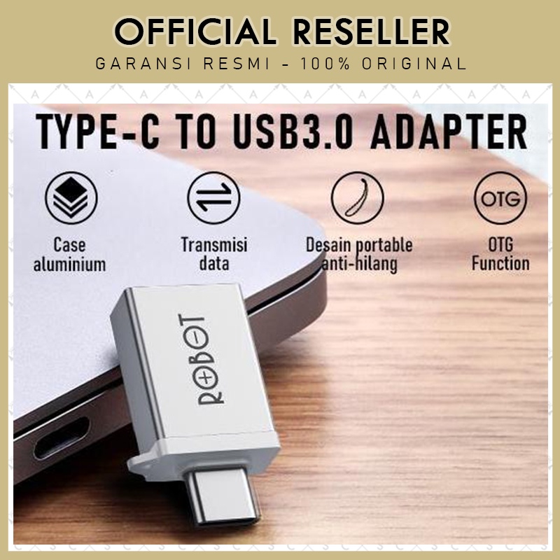 Robot RT-OTG04 USB-C Type-C to USB 3.0 Small &amp; Portable OTG Adapter