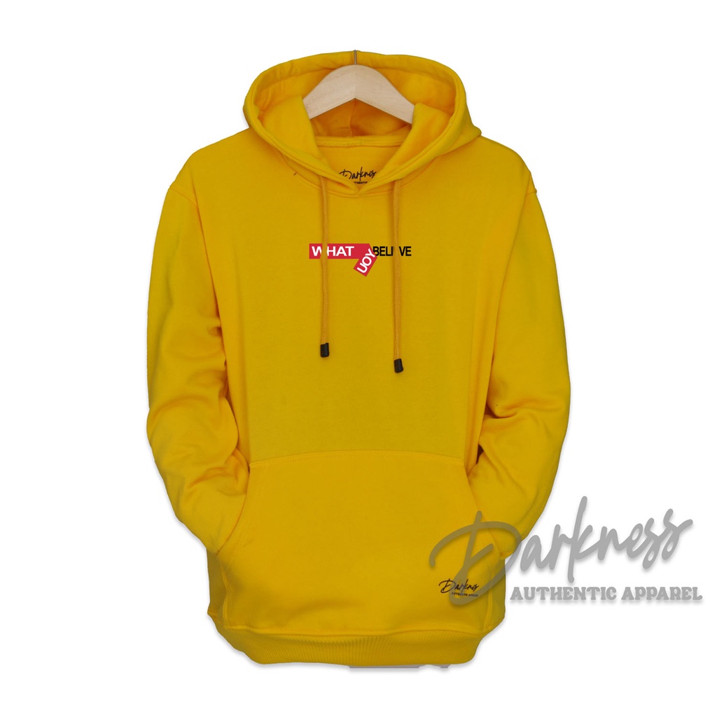 suiter hoodie pria distro original khacios warna kuning tulisan jepang bahan katun premium size m xxl cod bayar ditempat basic