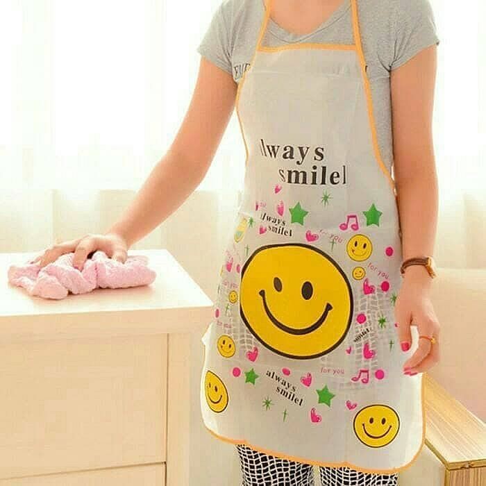 Celemek Dapur Apron Masak Anti Air Motif Karakter Lucu Unik Waterproof / Celemek Dapur Anti Air Murah