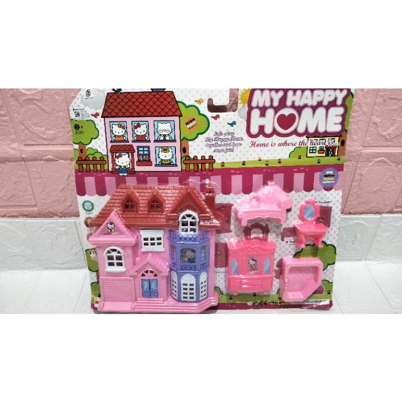 happy home play/rumah rumahan barbie