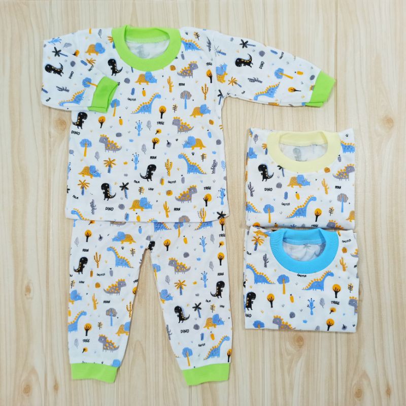 [Ss-8047] Pakaian Bayi 0-12bulan, Piyama Anak, Baju Tidur Bayi, Baju Kaos Anak Lengan Panjang