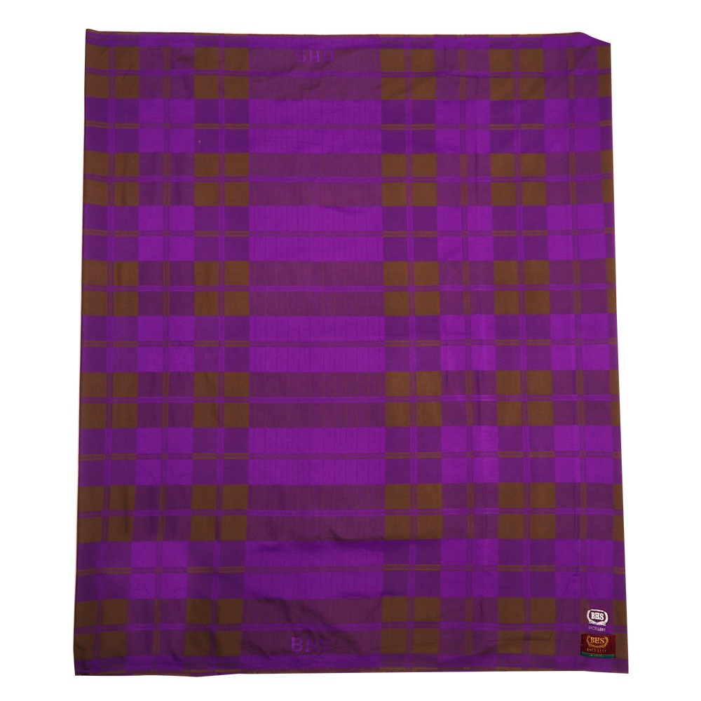 Sarung BHS Excellent Gold Motif Kombinasi Dua Teropong Ungu Hijau // BHS KDT