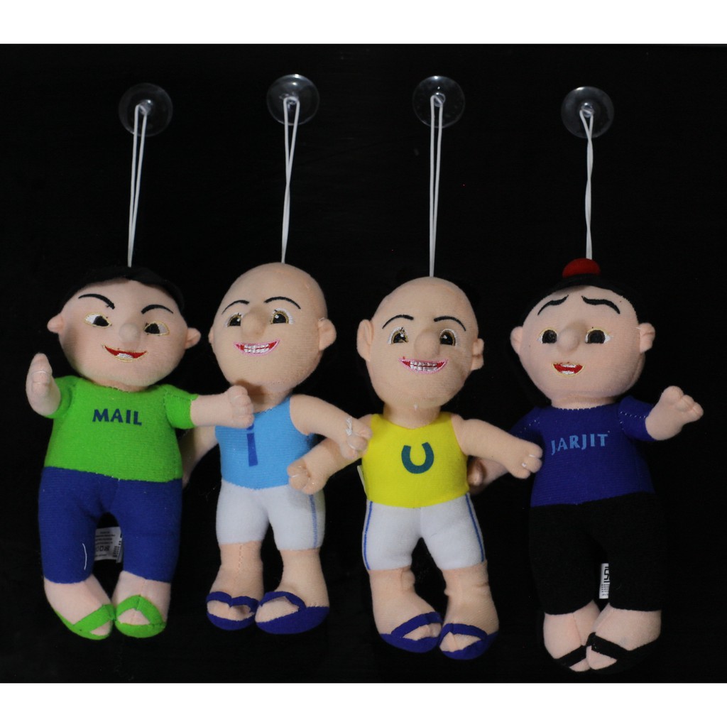 Boneka Upin Ipin Gatungan Tempelan Kaca Mobil dll