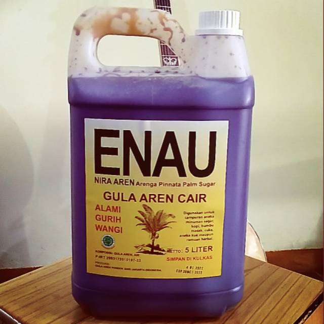 

Gula Aren Cair ENAU 5 LITER (7 kg)
