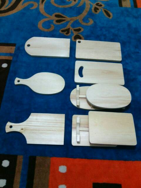 Talenan / Telenan / Telnan Kayu Pinus 34 x 18 MURAH TEBAL / Wooden Cutting Board