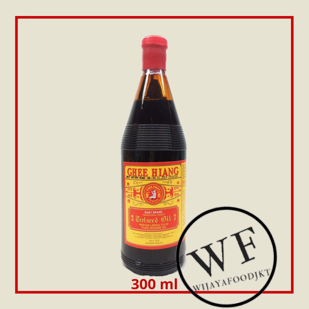 

GHEE HIANG SESAME OIL 300 ML ( MINYAK WIJEN MERK BABY GHEE HIANG )