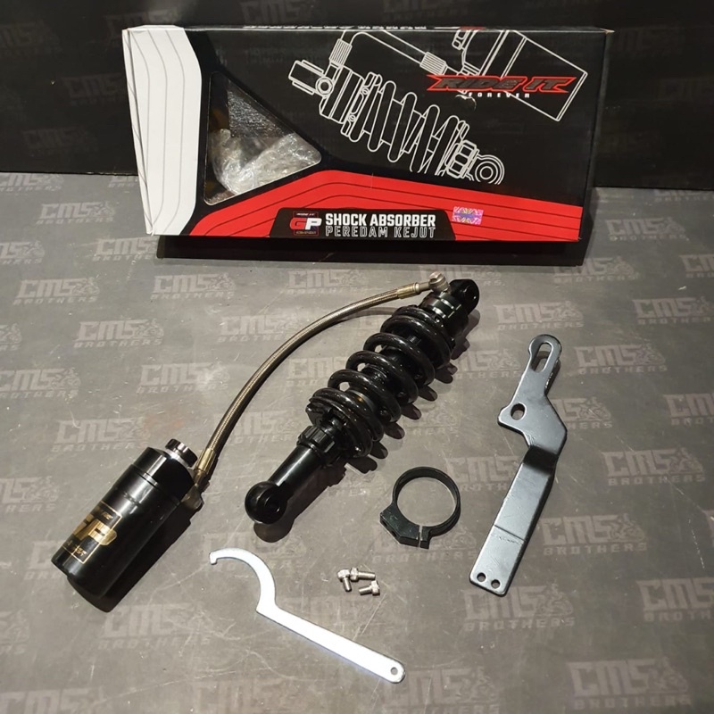 Monoshock Shock Belakang Ride It GP103 Satria Fu Tabung Pisah Hitam