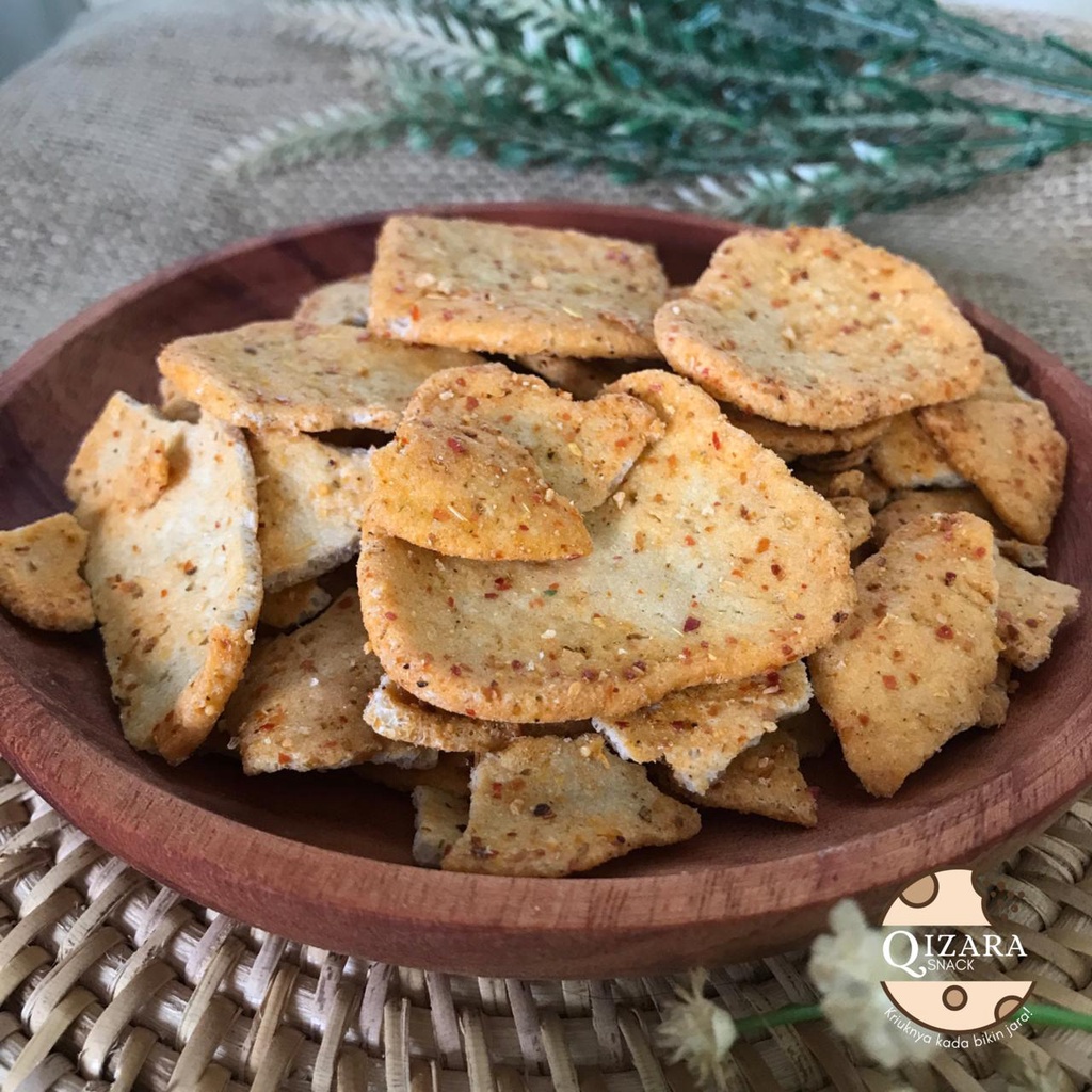 Keripik Basreng Bakso Goreng Pipih 100 gr| Snack Kiloan-4