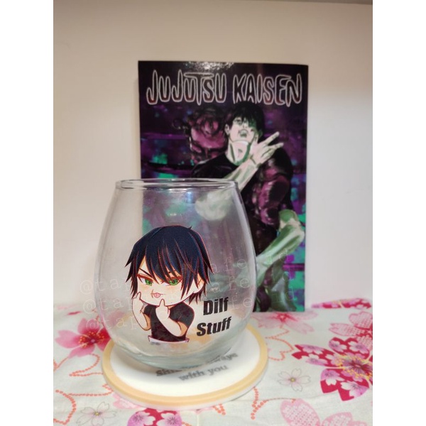 Toji Fushiguro "Dilf Stuff" Bubble Glass (Jujutsu Kaisen)