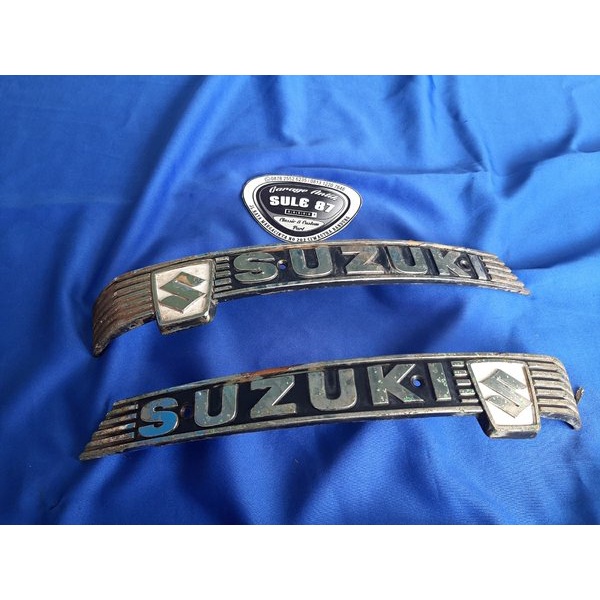 emblem tangki bodi motor suzuki fr80 fr 80 original bekas Motor
