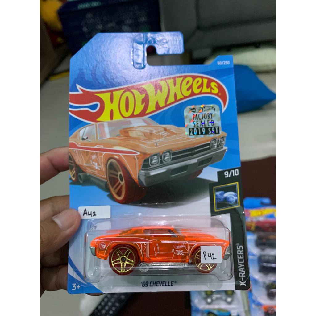 Hotwheels Murah 69 Chevelle Orange P42