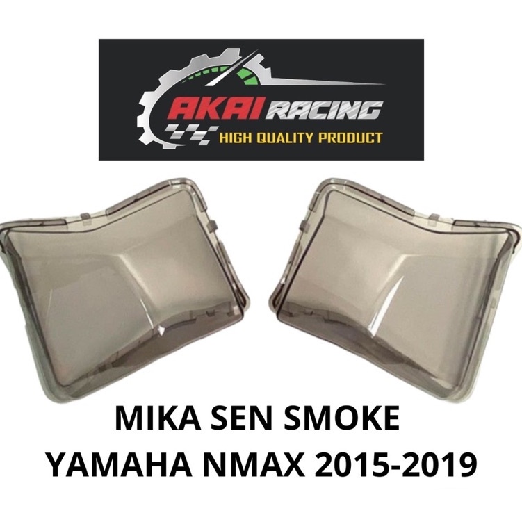 mika sen depan nmax old mika sen nmax smoke kaca sen nmax smoke akai racing mika sen depan