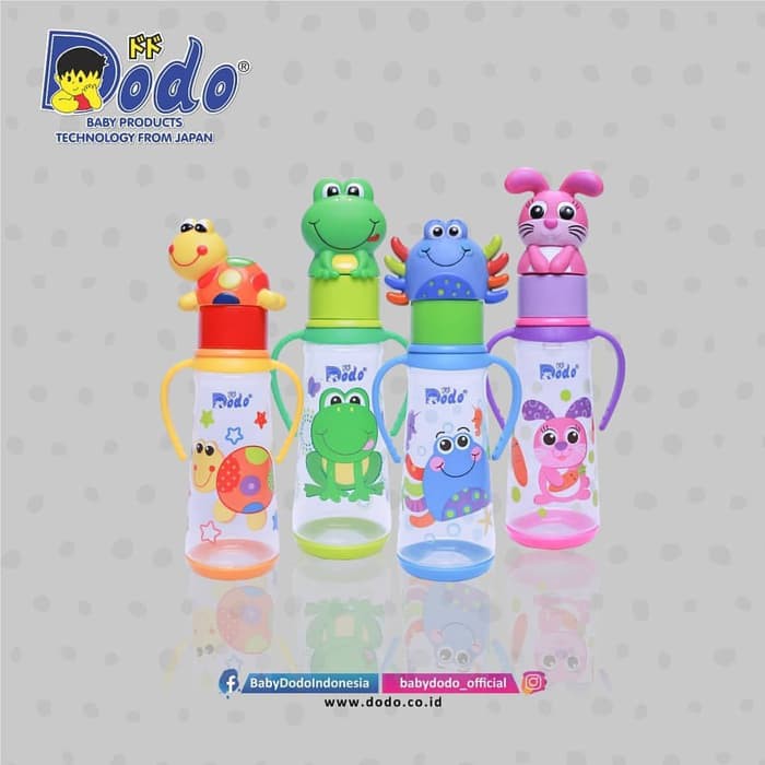 BOTOL SUSU CHARACTER DODO 250ML BPA FREE