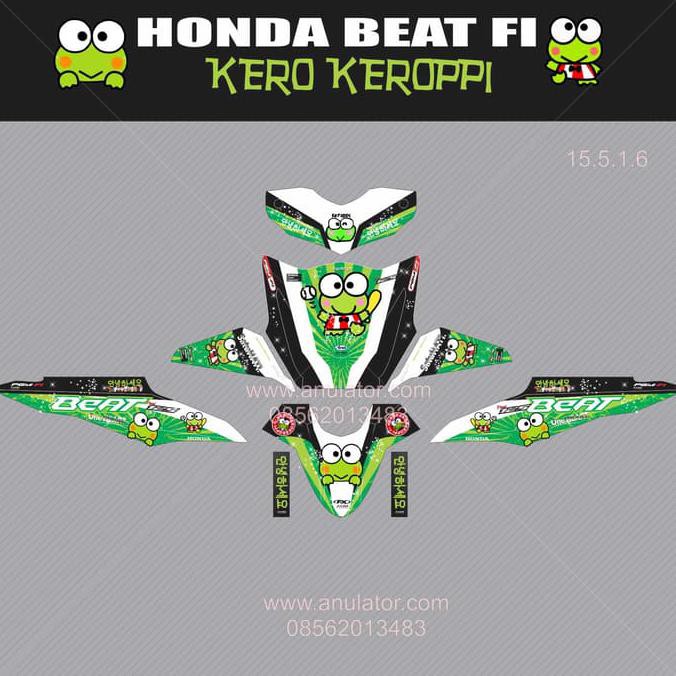 Sticker Striping Motor Stiker Honda Beat Fi Keroppi Rgb Spec B