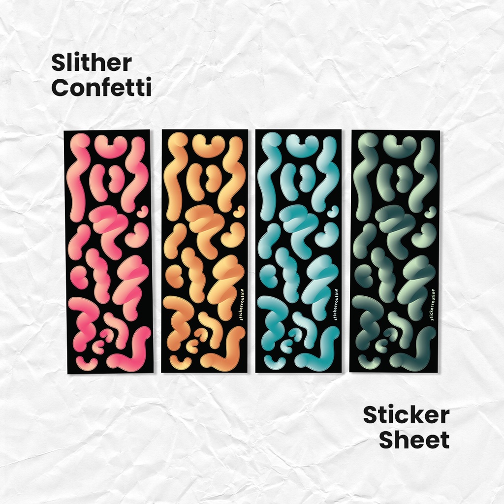 

Slither Confetti Deco Sticker