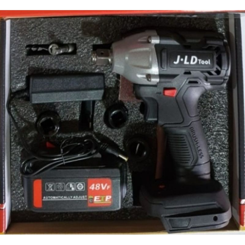 JLD Tools 48S Mesin Pembuka Baut Baterai 48V Cordless Impact Wrench