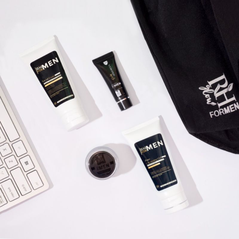 RH GLOW PAKET FOR MEN (Skincare cowok)