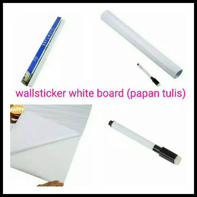 

Stiker Papan Tulis Whiteboard White Board Gulung Uk. 45 X 200Cm Wallpa