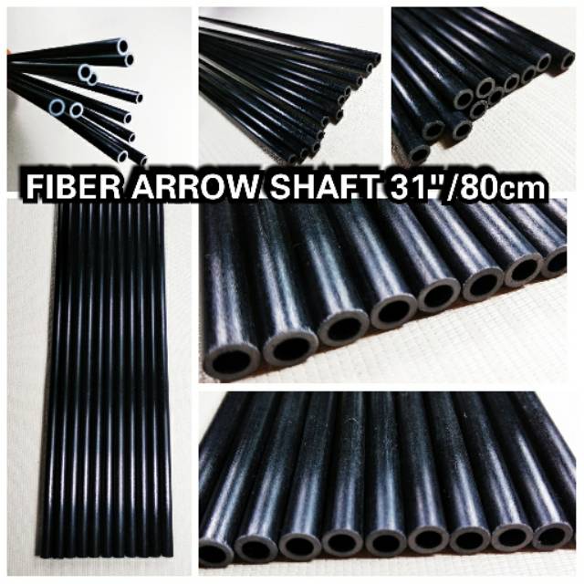 FIBER ARROW SHAFT - Arrow Fiberglass Shaft - Batang Arrow Fiber 80cm - Olahraga Panahan
